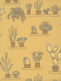 Little Greene behang Mr Straw's Greenhouse - Light Gold