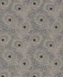 Little Greene behang Carlton House Terrace - Slate