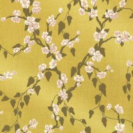Little Greene behang Sakura - Yellow Lustre
