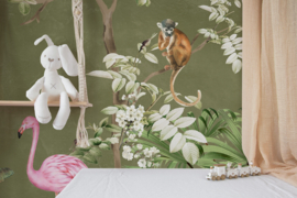 Annet Weelink Design Vibrant Exotics behang Army