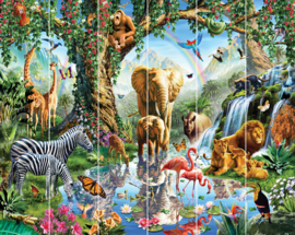 Walltastic 46757 Jungle Dieren - Waterval - Posterbehang