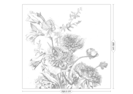 KEK Amsterdam behang Engraved Flowers WP-330, WP-672, WP-338