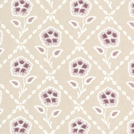 Little Greene behang Whitehall - Cassis