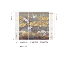 Masureel Traces wandpaneel DGTRA4021-260/4023-260