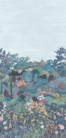Little Greene behang Castle Garden - Tea with Florence