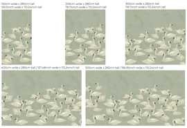 Annet Weelink Design Dancing Swan behang Neatral