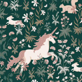 Days of Bloom behang  Unicorn - Livia