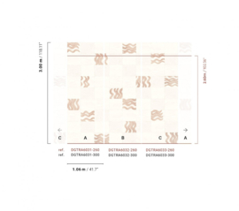 Masureel Traces wandpaneel DGTRA6031-260/6033-260