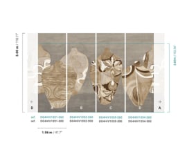 Masureel Terra behang Hiva Athene, deel A