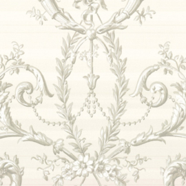 Little Greene behang Versailles - Argent