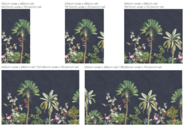 Annet Weelink Design Vibrant Exotics behang Navy