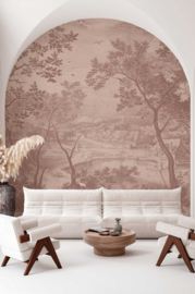 Annet Weelink Design Into the Woods behang Soft Terra