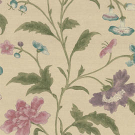 Little Greene behang China Rose - Sage