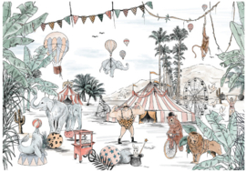 Annet Weelink Design  Cirque du Fantasy behang