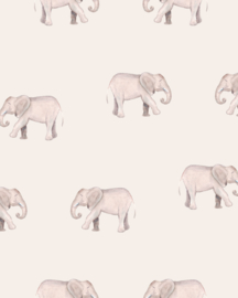 Creative Lab Amsterdam behang Safari Elephant
