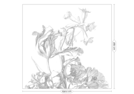 KEK Amsterdam behang Engraved Flowers WP-668, WP-670, WP-335