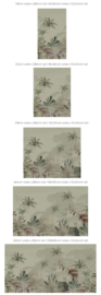 Annet Weelink Design Tropical Wilderness behang Green