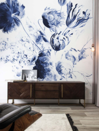 KEK Amsterdam behang Royal Blue Flowers WP-208, WP-218, WP-224