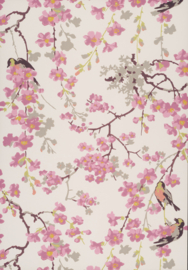 Little Greene behang Massingberd Blossom - Mineral