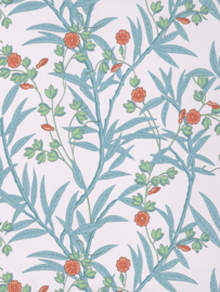 Little Greene behang Bamboo Floral - Heat