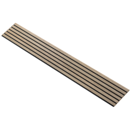 I-Wood® Dark Brown - Zwart vilt - 30 x 240 cm - Basic houten paneel