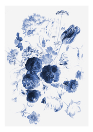 KEK Amsterdam behang Royal Blue Flowers WP-207, WP-217, WP-223