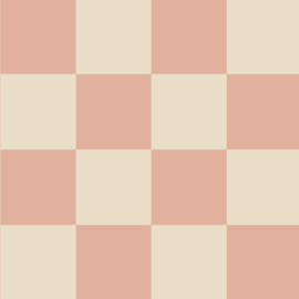 Days of Bloom behang  Checkmate - Pink