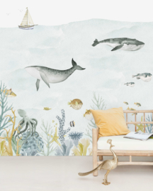 Creative Lab Amsterdam mural Sealife Blue