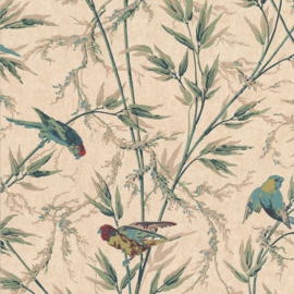 Little Greene behang Great Ormond Street - Parchment