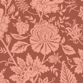 Days of Bloom behang Carved Floral - Terra