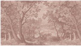 Annet Weelink Design Into the Woods behang Soft Terra