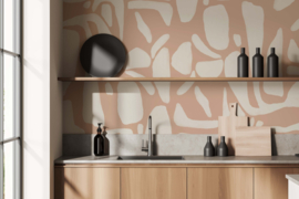 Annet Weelink Design Asher Shapes behang Terra
