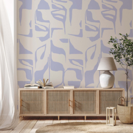 Annet Weelink Design Aurora Blocks behang Blue