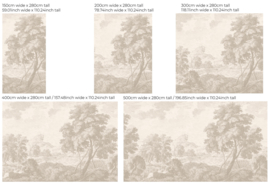 Annet Weelink Design Engraved behang Beige