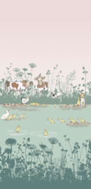 Little Greene behang Riverside Capers - Quack