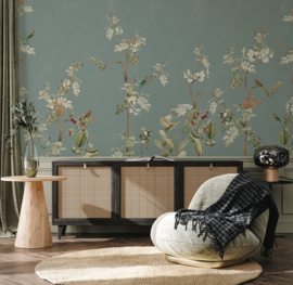 Annet Weelink Design Lush Eden behang Teal