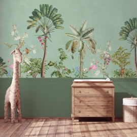 Annet Weelink Design Vibrant Exotics behang Mint