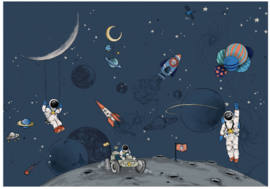 Annet Weelink Design  Into the Galaxy behang Dark