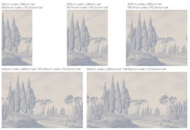 Annet Weelink Design Toscany behang Blue