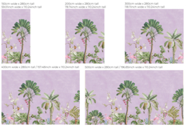 Annet Weelink Design Vibrant Exotics behang Lilac