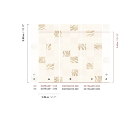 Masureel Traces wandpaneel DGTRA6011-260/6013-260