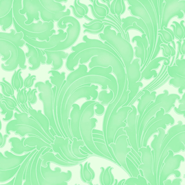 Little Greene behang Tulip - Aqua