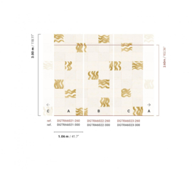 Masureel Traces wandpaneel DGTRA6021-260/6023-260