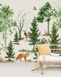 Creative Lab Amsterdam mural Forest Life