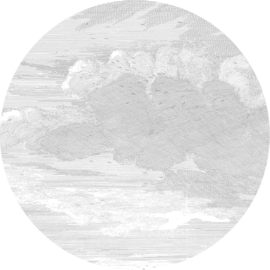 KEK Amsterdam behangcirkel Engraved Clouds CK-057