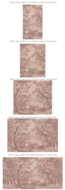 Annet Weelink Design Into the Woods behang Soft Terra