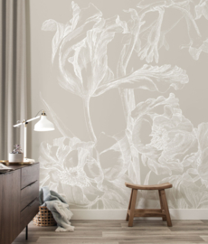 KEK Amsterdam behang Engraved Flowers WP-743-R, WP-746-R, WP-749-R