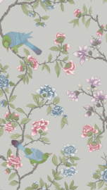 Little Greene behang Aderyn - French Grey