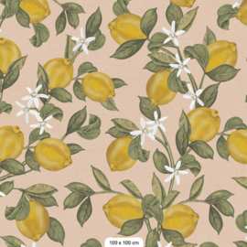Days of Bloom behang Lemon Delight - Pink