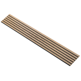 I-Wood® Brown - Zwart vilt - 30 x 240 cm - Basic houten paneel